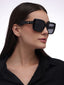 NY | Black Wayfarer Oversize Sunglass