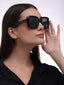 NY | Black Wayfarer Oversize Sunglass