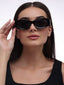 Ireland | Black MW Golden Cateye Oval Sunglass