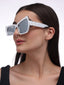 Raised Eye | Silver Trendy  Wayfarer Sunglass