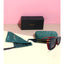 Ontario | Blue Red Rectangle Wayfarer Sunglass