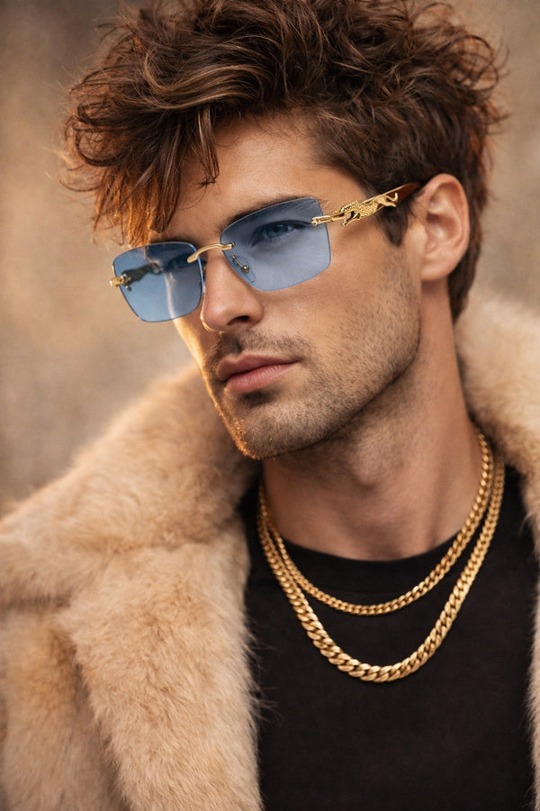 Iceland | Ocean Blue Wayfarer Sunglass