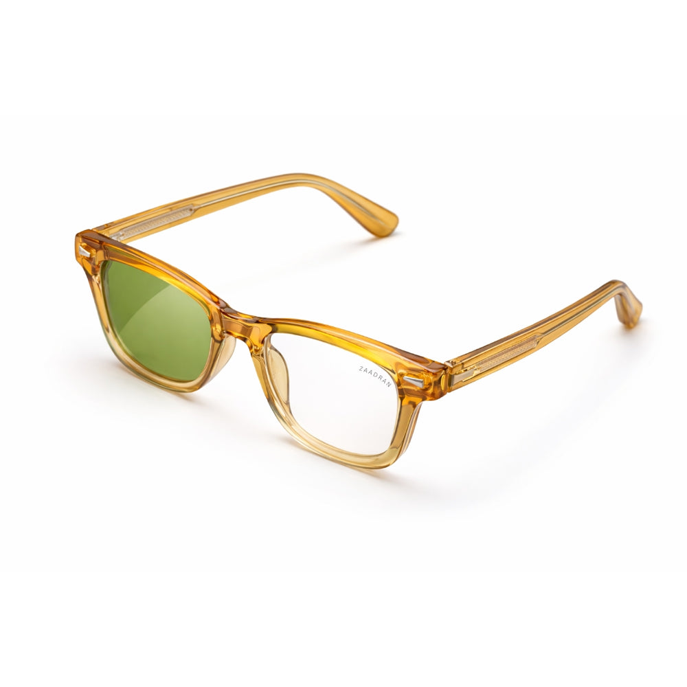 Sundowner| Leopard Green Wayfarer Sunglass