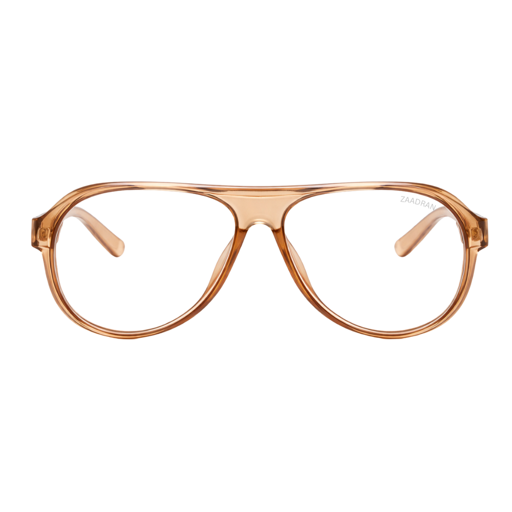 Aurelio Classic | Peach Transparent Aviator sunglass