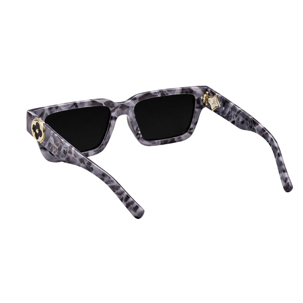 Imperio Royale | Marble Black Wayfarer Sunglass