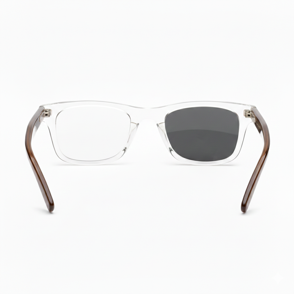 Sundowner|  Brown Transparent Wayfarer Sunglass