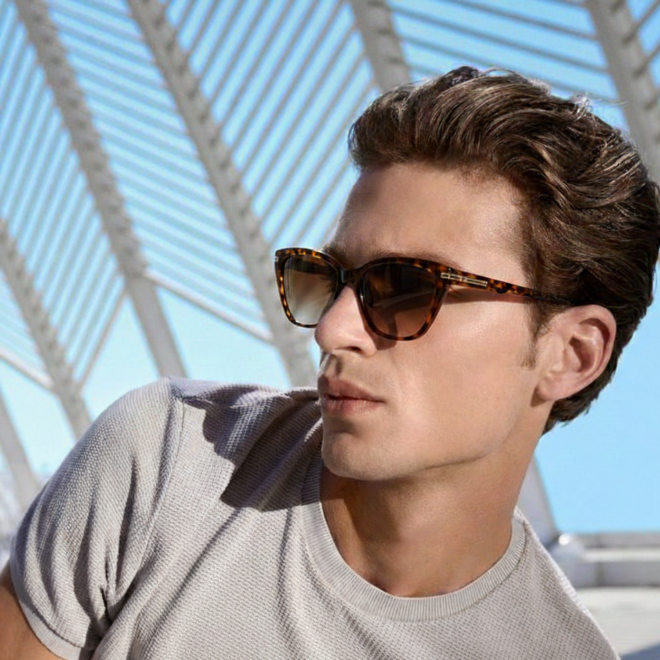 Wave | Leopard Wayfarer Sunglass