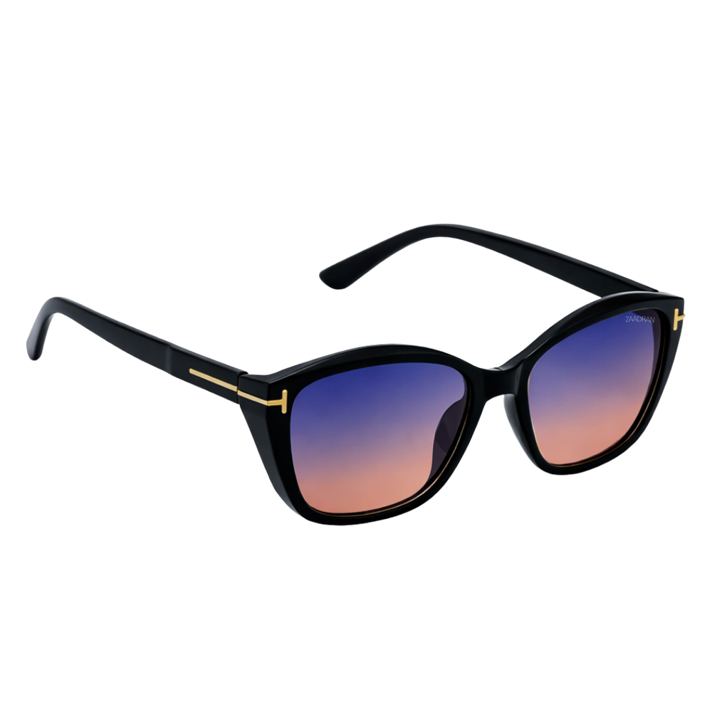 Gambia | Black Dual Tone Cateye sunglass
