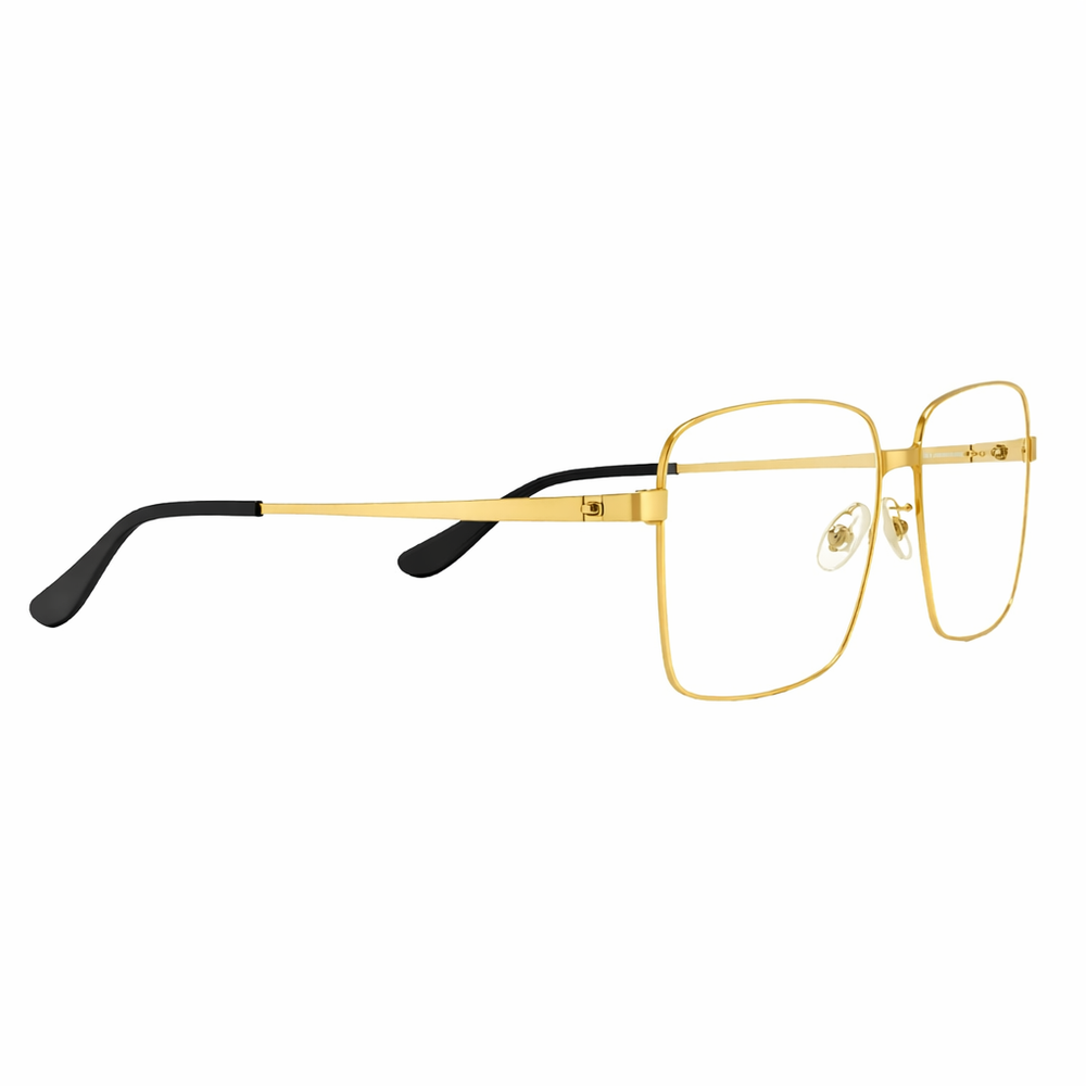 Golden Transparent Oversize Wayfarer Eyewear | Pinellii Edition