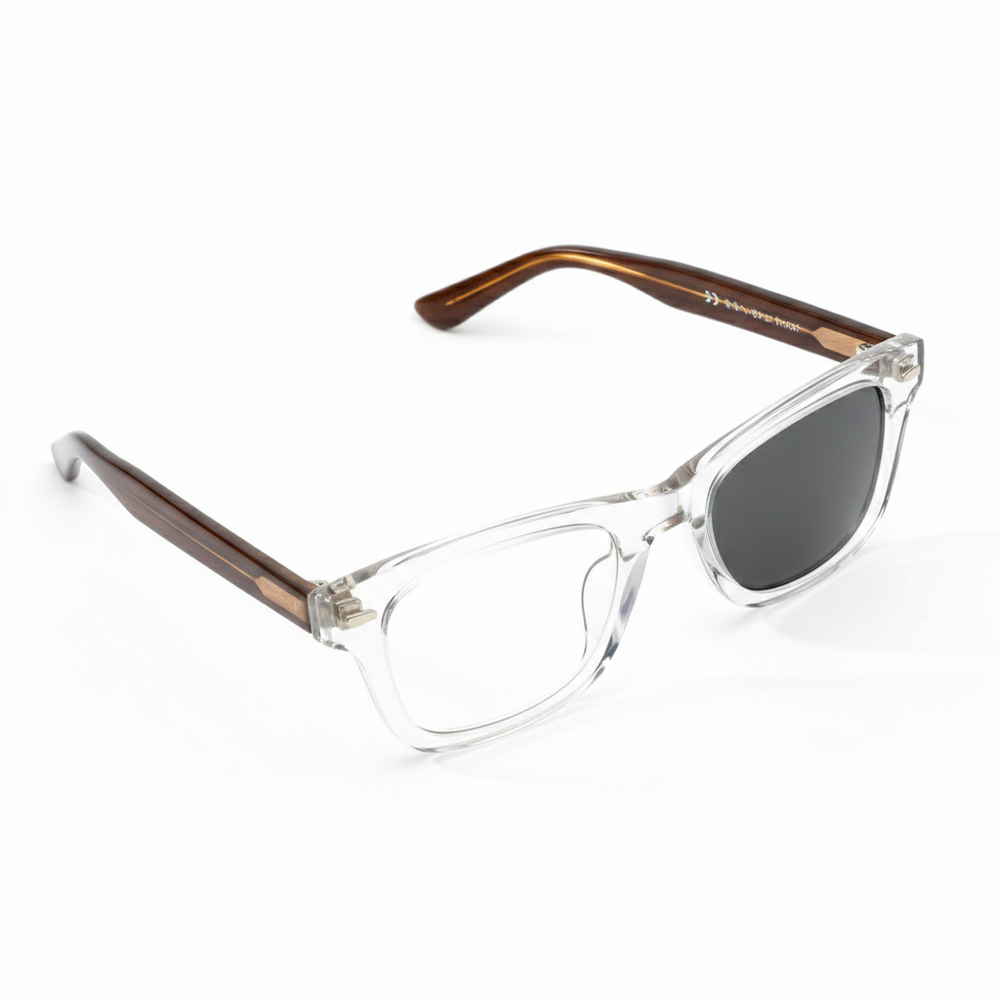 Sundowner|  Brown Transparent Wayfarer Sunglass